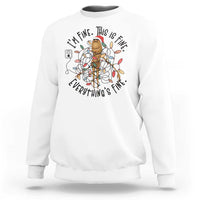 Marcus The Worm Christmas Meme Sweatshirt I'm Fine Everything is Fine - Wonder Print Shop