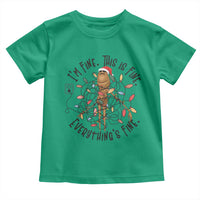 Marcus The Worm Christmas Meme Toddler T Shirt I'm Fine Everything is Fine - Wonder Print Shop