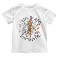 Marcus The Worm Christmas Meme Toddler T Shirt I'm Fine Everything is Fine - Wonder Print Shop