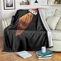 Marcus The Worm Christmas Throw Blanket Funny Internet Brainrot Meme - Wonder Print Shop