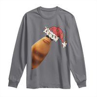 Marcus The Worm Christmas Long Sleeve Shirt Funny Internet Brainrot Meme - Wonder Print Shop