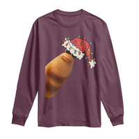 Marcus The Worm Christmas Long Sleeve Shirt Funny Internet Brainrot Meme - Wonder Print Shop