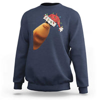 Marcus The Worm Christmas Sweatshirt Funny Internet Brainrot Meme - Wonder Print Shop