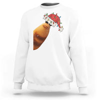 Marcus The Worm Christmas Sweatshirt Funny Internet Brainrot Meme - Wonder Print Shop