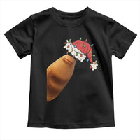 Marcus The Worm Christmas Toddler T Shirt Funny Internet Brainrot Meme - Wonder Print Shop
