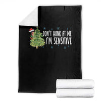 Christmas Marcus The Worm Throw Blanket Dont Honk At Me Im Sensitive Funny Brainrot Meme - Wonder Print Shop