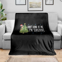 Christmas Marcus The Worm Throw Blanket Dont Honk At Me Im Sensitive Funny Brainrot Meme - Wonder Print Shop