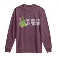 Christmas Marcus The Worm Long Sleeve Shirt Dont Honk At Me Im Sensitive Funny Brainrot Meme - Wonder Print Shop