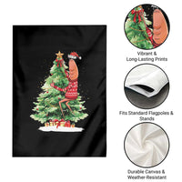 Marcus The Worm Christmas Garden Flag Funny Brain Rot Meme - Wonder Print Shop