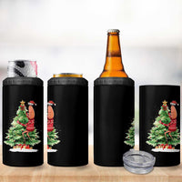 Marcus The Worm Christmas 4 in 1 Can Cooler Tumbler Funny Brain Rot Meme - Wonder Print Shop