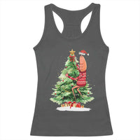 Marcus The Worm Christmas Racerback Tank Top Funny Brain Rot Meme - Wonder Print Shop