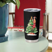 Marcus The Worm Christmas Tumbler Cup Funny Brain Rot Meme - Wonder Print Shop