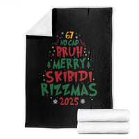 Funny Six Seven 67 Meme Christmas Tree Throw Blanket Funny 6 7 Bruh Gen Alpha Slang Viral Meme - Wonder Print Shop