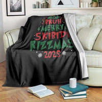 Funny Six Seven 67 Meme Christmas Tree Throw Blanket Funny 6 7 Bruh Gen Alpha Slang Viral Meme - Wonder Print Shop