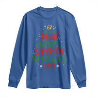 Funny Six Seven 67 Meme Christmas Tree Long Sleeve Shirt Funny 6 7 Bruh Gen Alpha Slang Viral Meme - Wonder Print Shop
