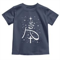 Jesus Christmas Tree Toddler T Shirt Christian Faith - Wonder Print Shop