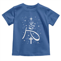 Jesus Christmas Tree Toddler T Shirt Christian Faith - Wonder Print Shop