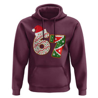 67 Christmas Hoodie Funny Six Seven 6 7 Meme Pajamas Gen Alpha Slang - Wonder Print Shop