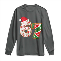 67 Christmas Long Sleeve Shirt Funny Six Seven 6 7 Meme Pajamas Gen Alpha Slang - Wonder Print Shop