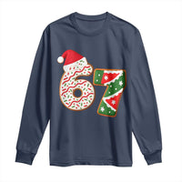 67 Christmas Long Sleeve Shirt Funny Six Seven 6 7 Meme Pajamas Gen Alpha Slang - Wonder Print Shop