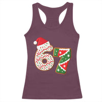67 Christmas Racerback Tank Top Funny Six Seven 6 7 Meme Pajamas Gen Alpha Slang - Wonder Print Shop