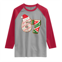 67 Christmas Raglan Shirt Funny Six Seven 6 7 Meme Pajamas Gen Alpha Slang - Wonder Print Shop
