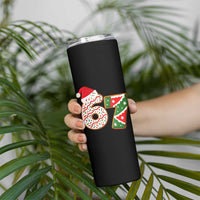 67 Christmas Skinny Tumbler Funny Six Seven 6 7 Meme Pajamas Gen Alpha Slang - Wonder Print Shop