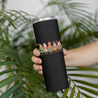 Funny Christmas Chicken Skinny Tumbler Funny Xmas Chickens Animals Farm Lover Gift - Wonder Print Shop