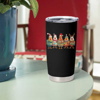 Funny Christmas Chicken Tumbler Cup Funny Xmas Chickens Animals Farm Lover Gift - Wonder Print Shop