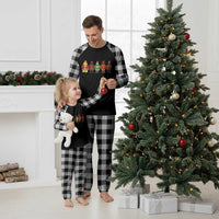 Сute Christmas Chickens Plaid Pajama Set Funny Xmas Chickens Farm Animals Lover Gift - Wonder Print Shop