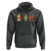 Сute Christmas Chickens Hoodie Funny Xmas Chickens Farm Animals Lover Gift - Wonder Print Shop