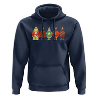 Сute Christmas Chickens Hoodie Funny Xmas Chickens Farm Animals Lover Gift - Wonder Print Shop