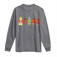 Сute Christmas Chickens Long Sleeve Shirt Funny Xmas Chickens Farm Animals Lover Gift - Wonder Print Shop