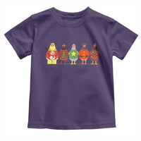 Сute Christmas Chickens Toddler T Shirt Funny Xmas Chickens Farm Animals Lover Gift - Wonder Print Shop