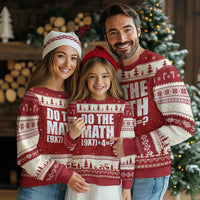 Do The Math 67 Meme Ugly Christmas Sweater Funny Six Seven Meme Brainrot Math Teacher - Wonder Print Shop