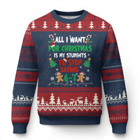 Funny Teacher Xmas 67 Ugly Christmas Sweater My Students to Stop Saying 6-7 Six Seven - Wonder Print Shop