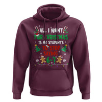 Funny Teacher Christmas 67 Hoodie My Students to Stop Saying 6-7 Six Seven - Wonder Print Shop