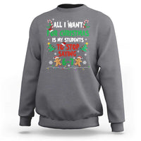 Funny Teacher Christmas 67 Sweatshirt My Students to Stop Saying 6-7 Six Seven - Wonder Print Shop