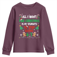 Funny Teacher Christmas 67 Youth Sweatshirt My Students to Stop Saying 6-7 Six Seven - Wonder Print Shop
