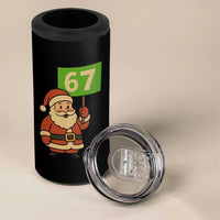 67 Christmas 4 in 1 Can Cooler Tumbler Funny Six Seven Meme Brainrot Santa Claus Boys - Wonder Print Shop
