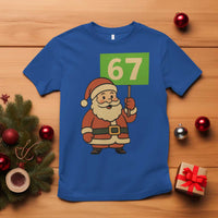 67 Christmas T Shirt Funny Six Seven Meme Brainrot Santa Claus Boys - Wonder Print Shop