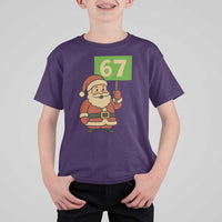67 Christmas T Shirt For Kid Funny Six Seven Meme Brainrot Santa Claus Boys - Wonder Print Shop