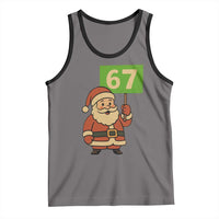 67 Christmas Tank Top Funny Six Seven Meme Brainrot Santa Claus Boys - Wonder Print Shop