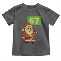 67 Christmas Toddler T Shirt Funny Six Seven Meme Brainrot Santa Claus Boys - Wonder Print Shop