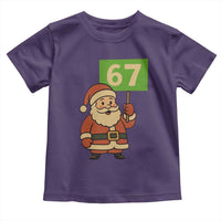 67 Christmas Toddler T Shirt Funny Six Seven Meme Brainrot Santa Claus Boys - Wonder Print Shop