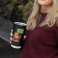67 Christmas Tumbler Cup Funny Six Seven Meme Brainrot Santa Claus Boys - Wonder Print Shop