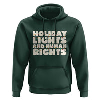 Holiday Lights Human Rights Christmas Hoodie - Wonder Print Shop