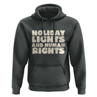 Holiday Lights Human Rights Christmas Hoodie - Wonder Print Shop