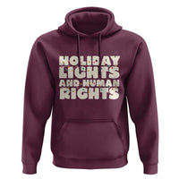 Holiday Lights Human Rights Christmas Hoodie - Wonder Print Shop