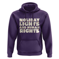 Holiday Lights Human Rights Christmas Hoodie - Wonder Print Shop